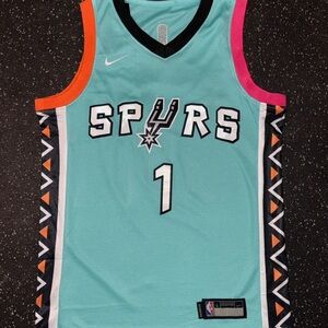 Victor Wembanyama San Antonio Spurs Youth Basketball  Jersey New City NWT M L XL